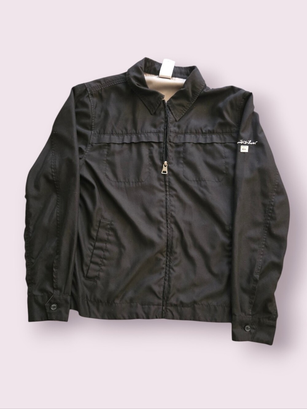 Quiksilver full-zip lightweight collared jacket